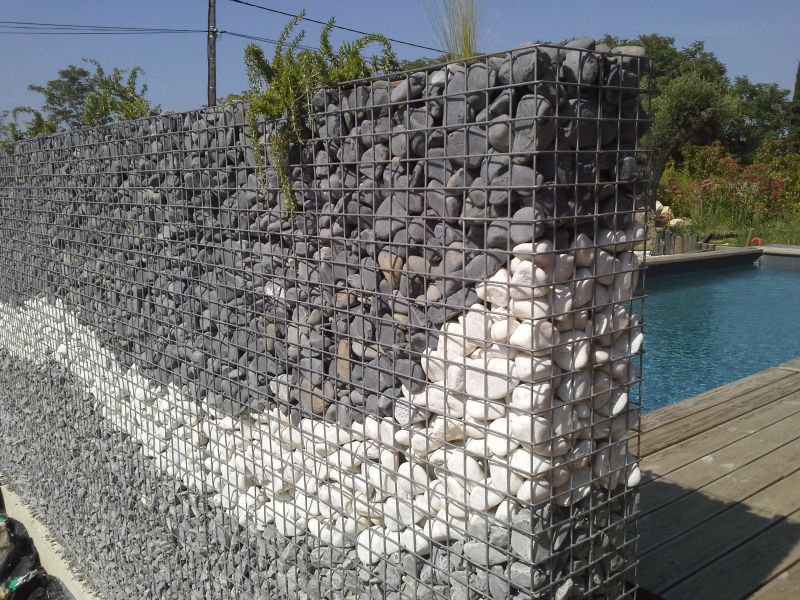 Mur de gabion Le Gabion